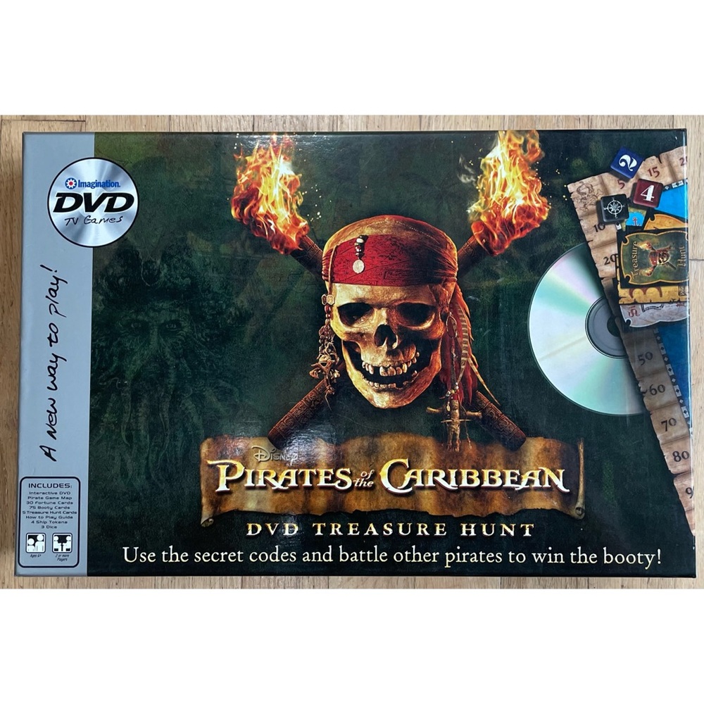 Pirates of the Caribbean DVD Treasure Hunt Board Game